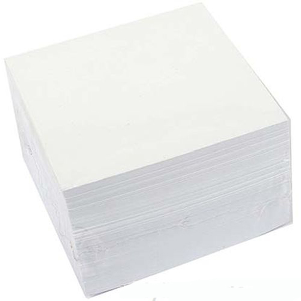 Бумага для заметок, без клейкого слоя, 85х85х45 мм, 500 листов, белый