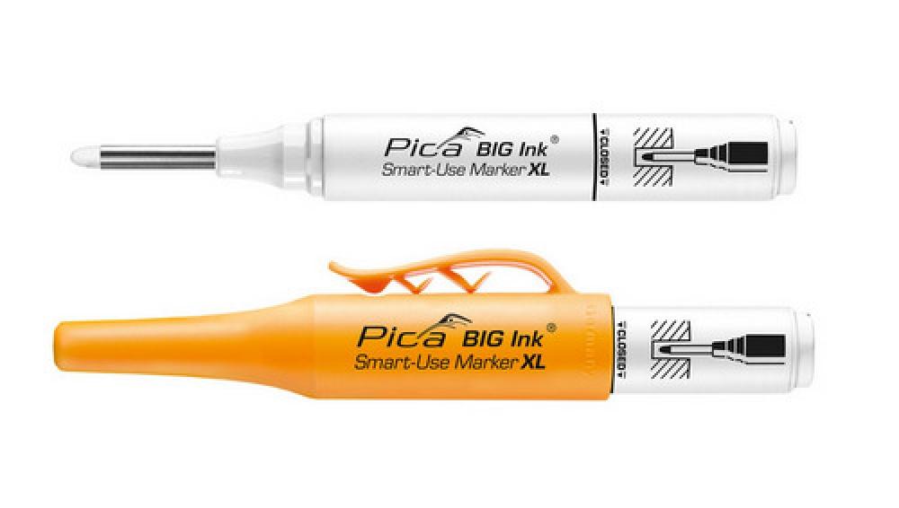 Маркер для отверстий Pica BIG Ink Smart-Use XL белый (170/52)