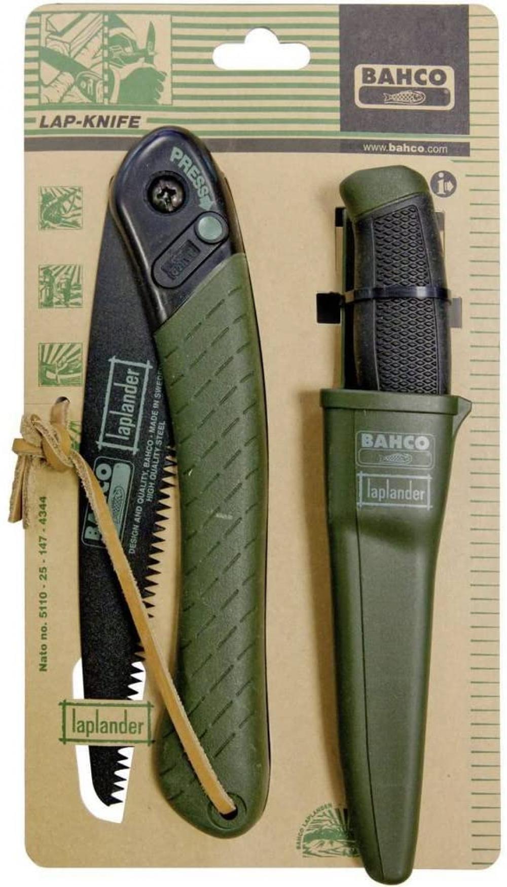 Набор походный Bahco LAP-KNIFE (складная ножовка Laplander и нож в кобуре)