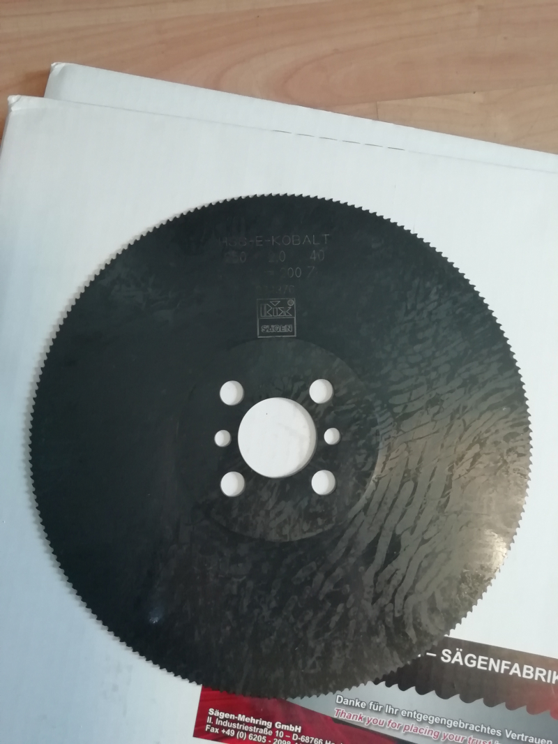 Пила дисковая RIX-Eurospeed HSS-ЕMo5 250x2,0x40мм