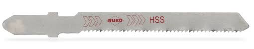 Пилки для лобзика RUKO 8009 HSS (5шт)