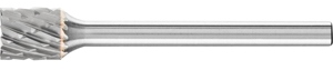Борфреза твёрдосплавная цилиндрическая с торцевым зубом PFERD HM ZYAS 0607/3 Z3PLUS