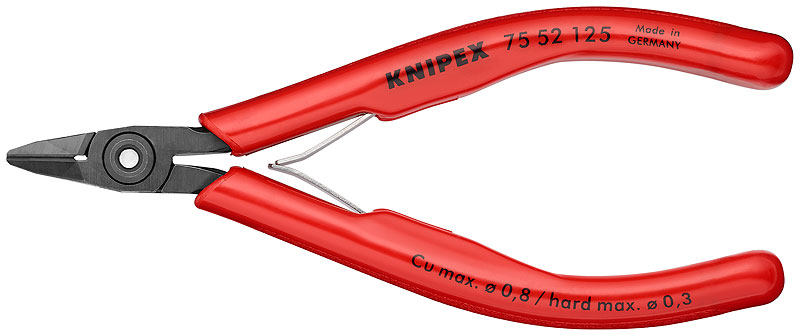 Кусачки боковые для электроники Knipex 75 52 125